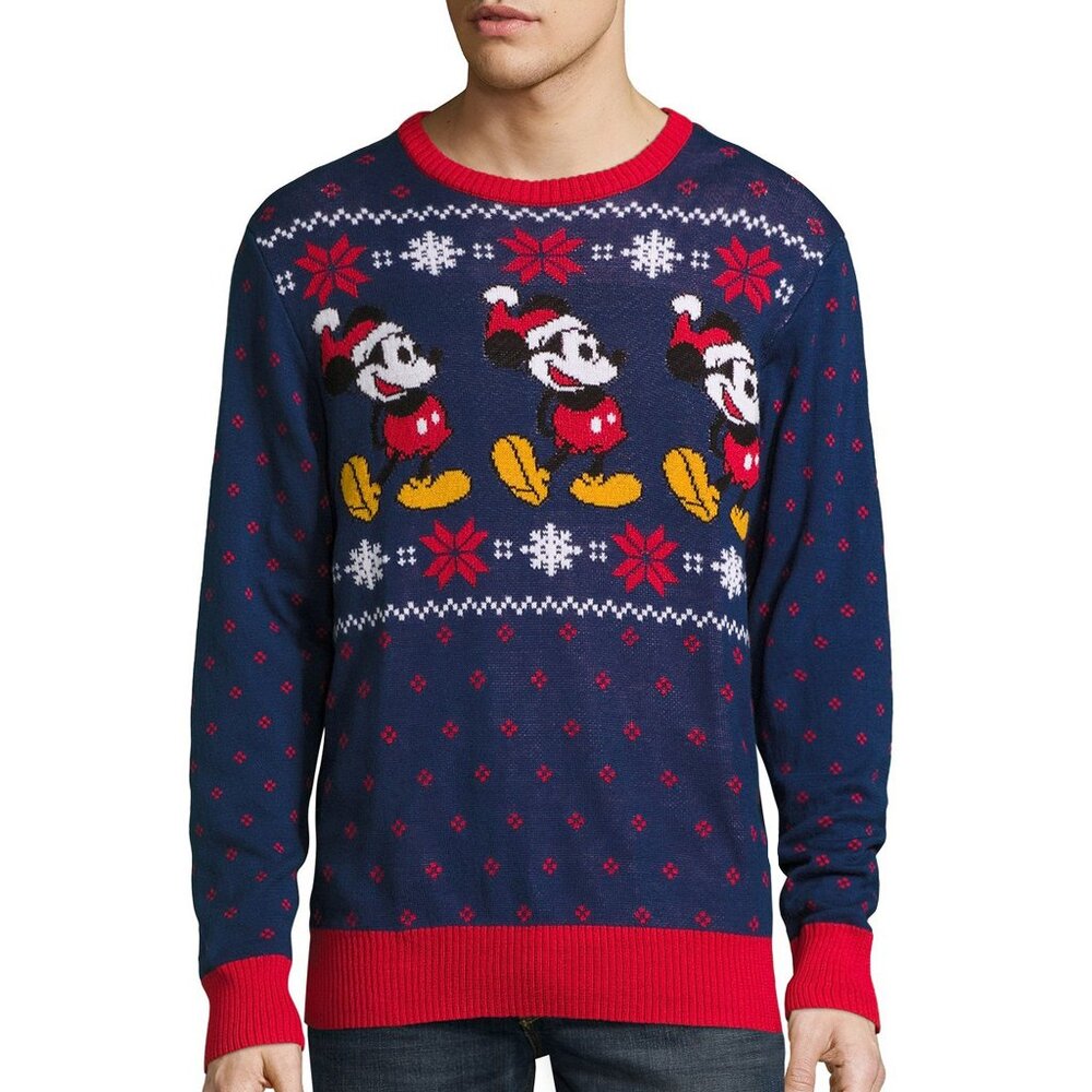 New! Mickey Mouse Ugly Christmas Sweater